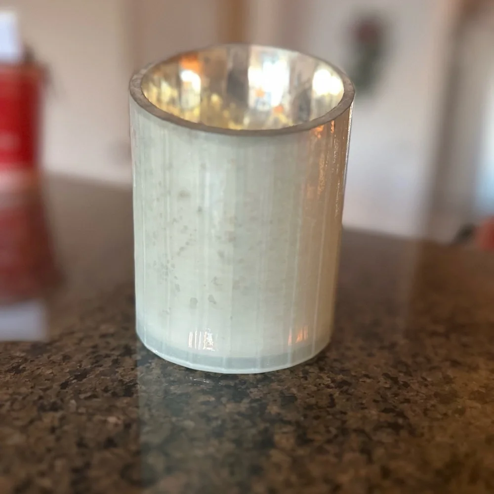 West Elm Aria Mercury Hurricane Candle Holder NWT